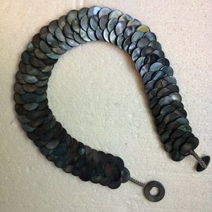 Abalone choker style necklace